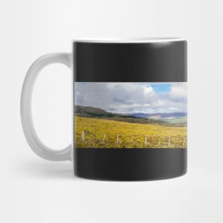 Panorama of Great Glen or Glen More in the Scottish Highland near Loch Ness Mug